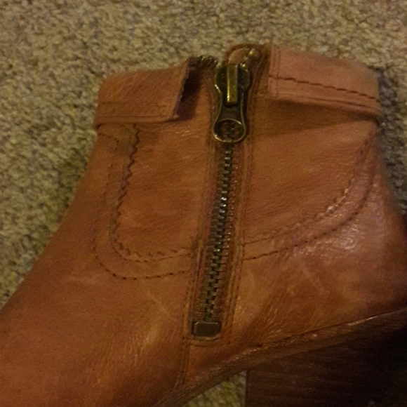 Sam Edelman Caramel Fringe Ankle Booties 6.5 - Picture 7 of 8